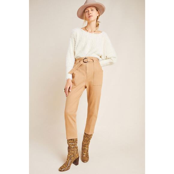 Knit Sweater Cream Anthropologie Pullover Soft Cozy Dolman Sleeve - Picture 2 of 9